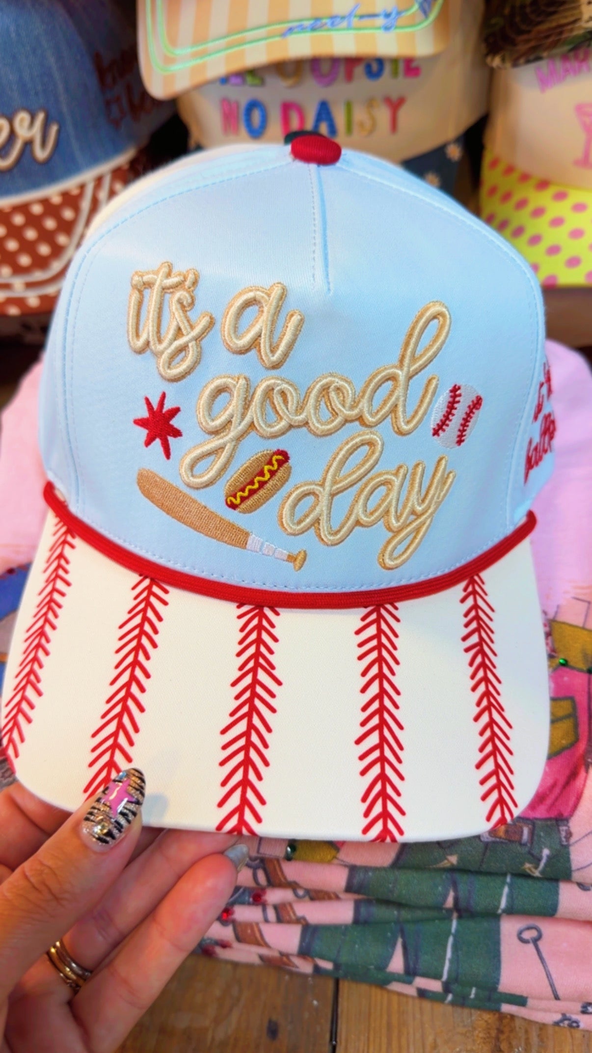 It’s A Good Day Baseball Trucker Hat