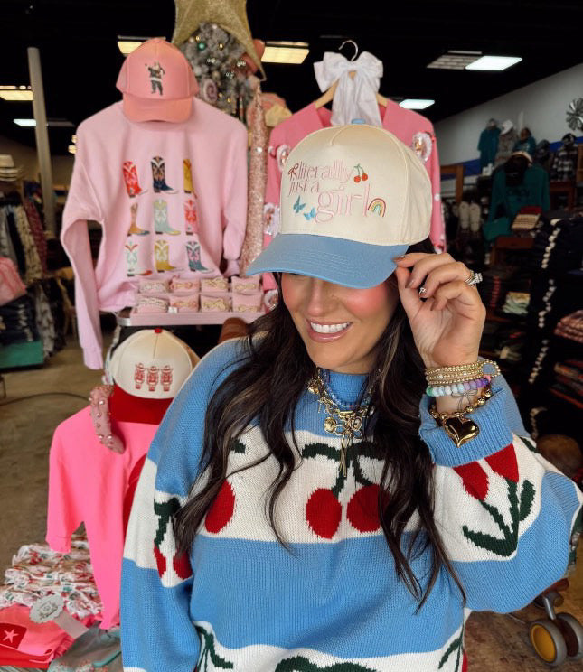 Literally Just A Girl Icon Trucker Hat