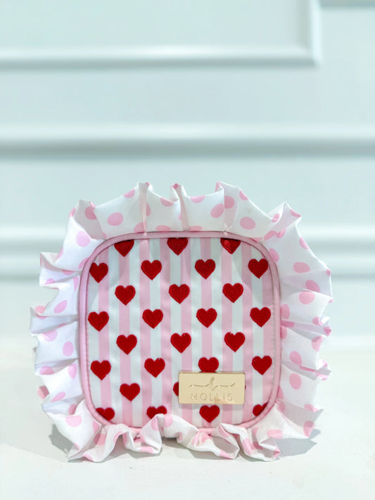 New HOLLIS Valentines Limited Edition Tech Ruffle Pouch