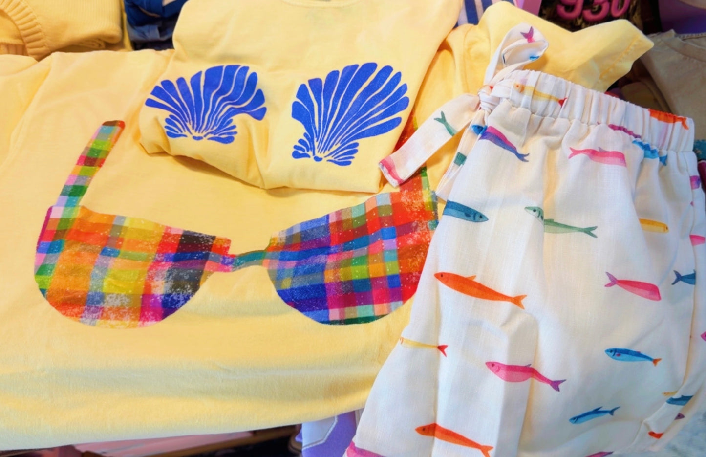 Shell Bikini Yellow Tshirt🐚