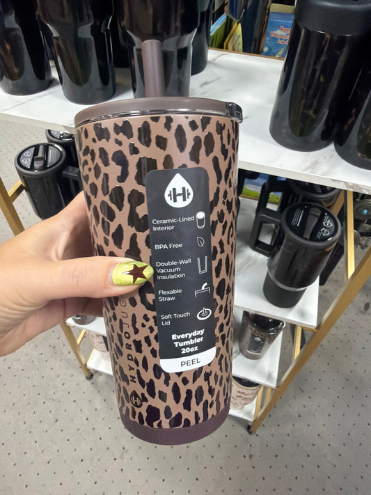 Hydro Jug 20 oz Leopard Everyday Tumbler