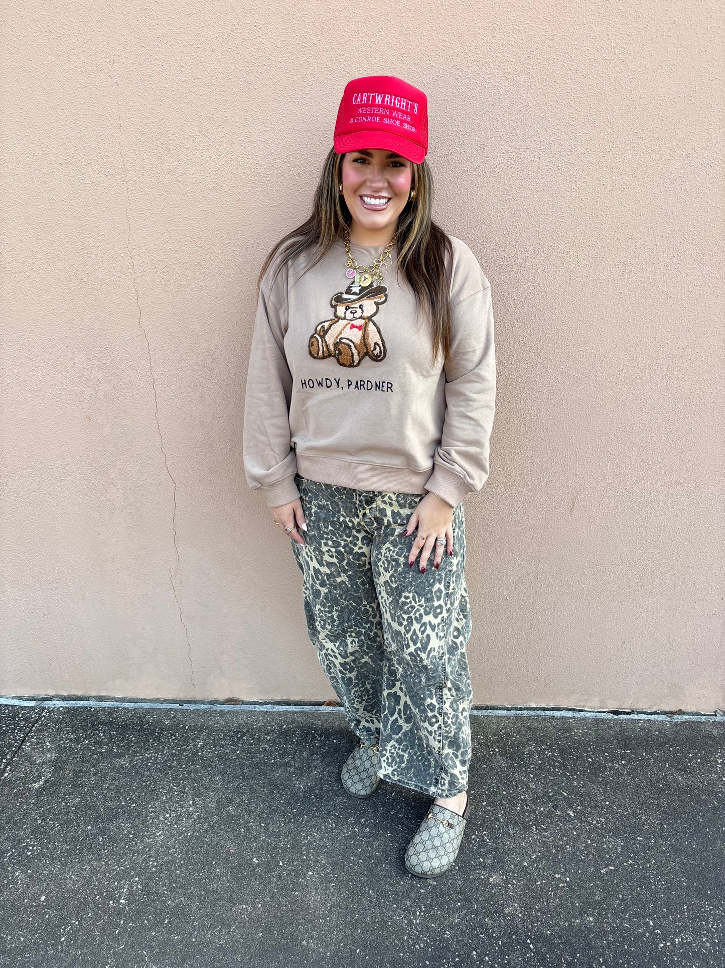 Cowboy Teddy Bear Sweatshirt