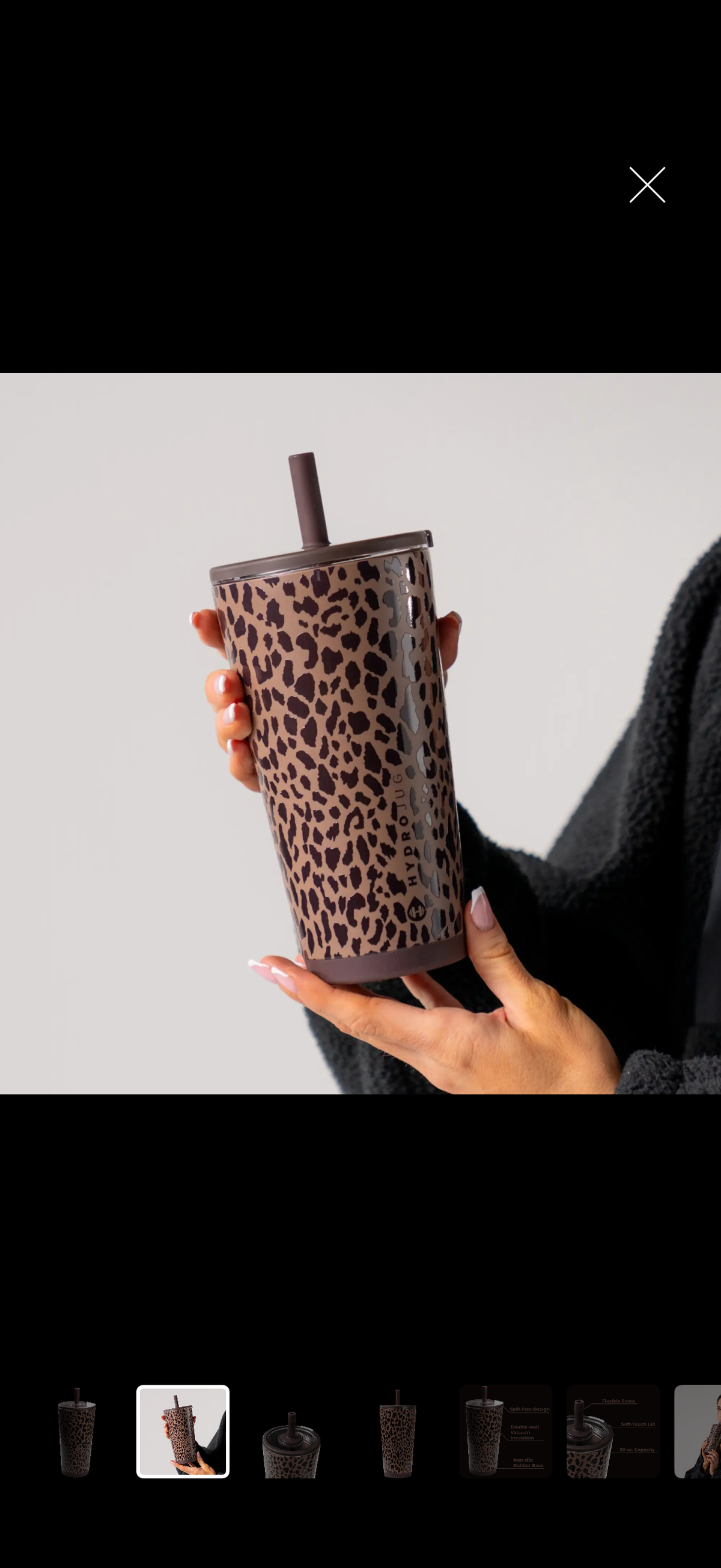 Hydro Jug 20 oz Leopard Everyday Tumbler