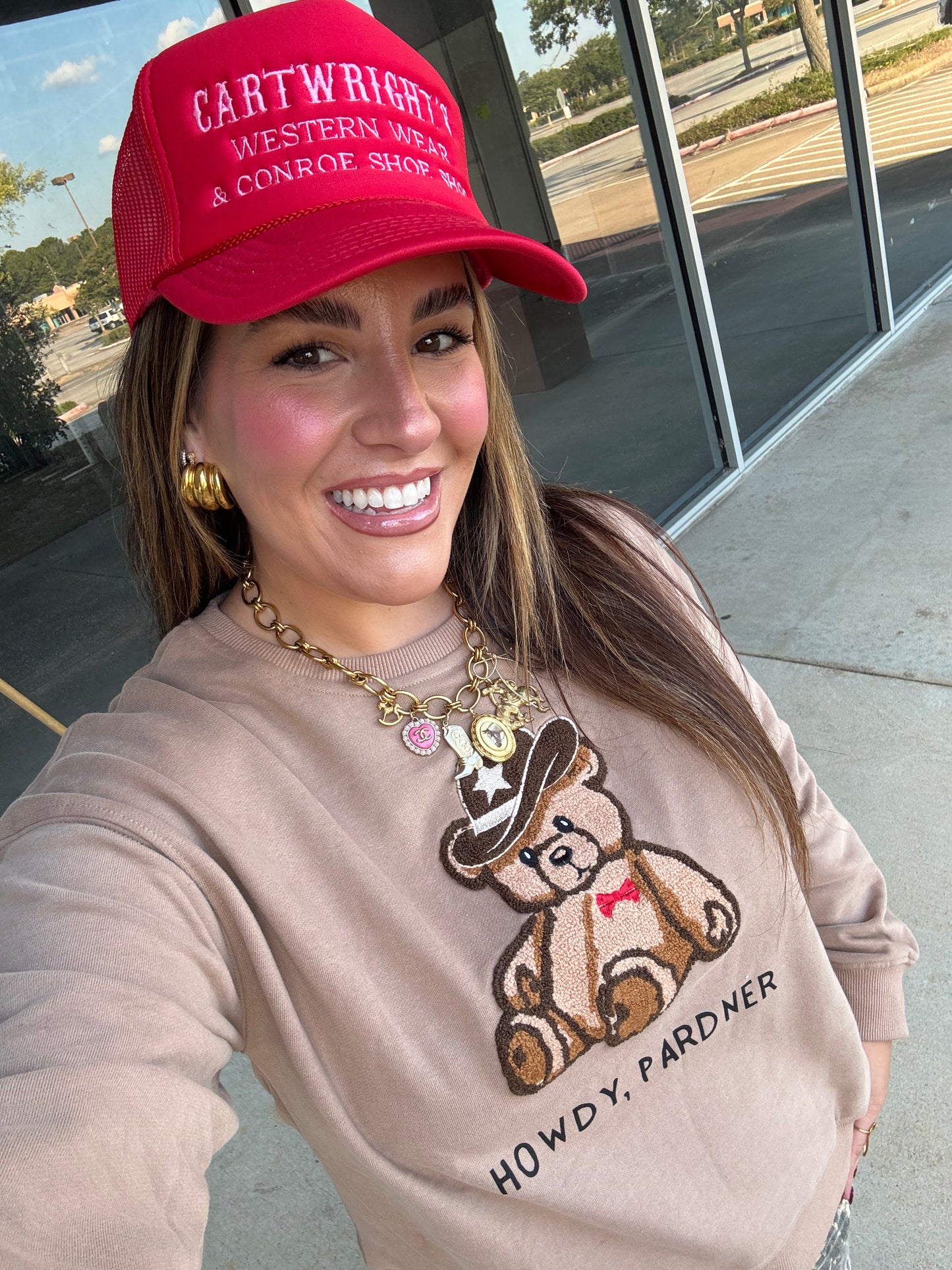 Cowboy Teddy Bear Sweatshirt