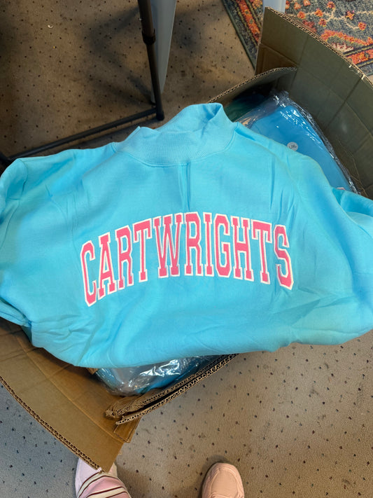 Cartwright’s Summer Limited Edition Turquoise & Pink Mockneck💖🩵