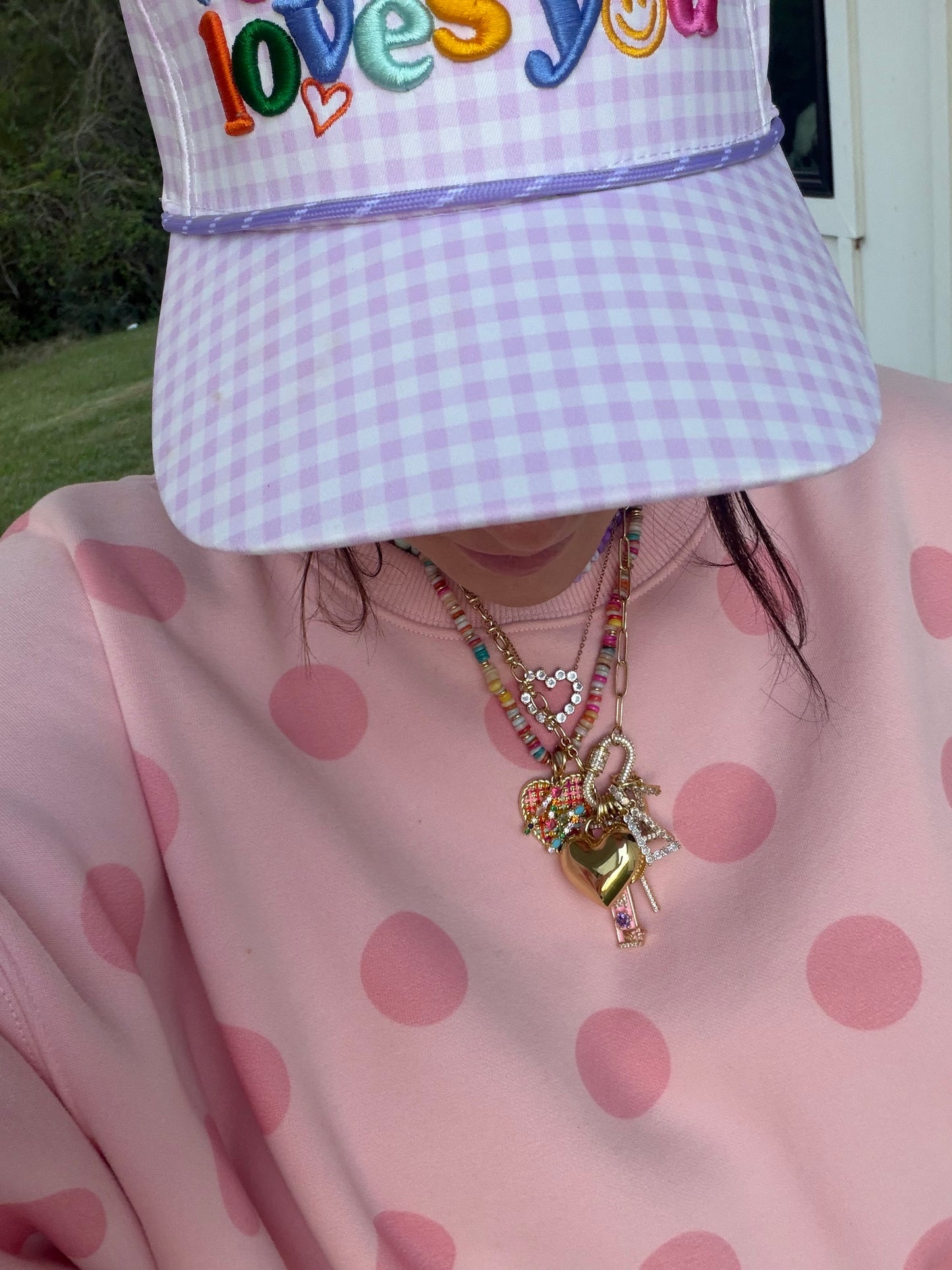 Chan Sutt Diamond Heart Necklace