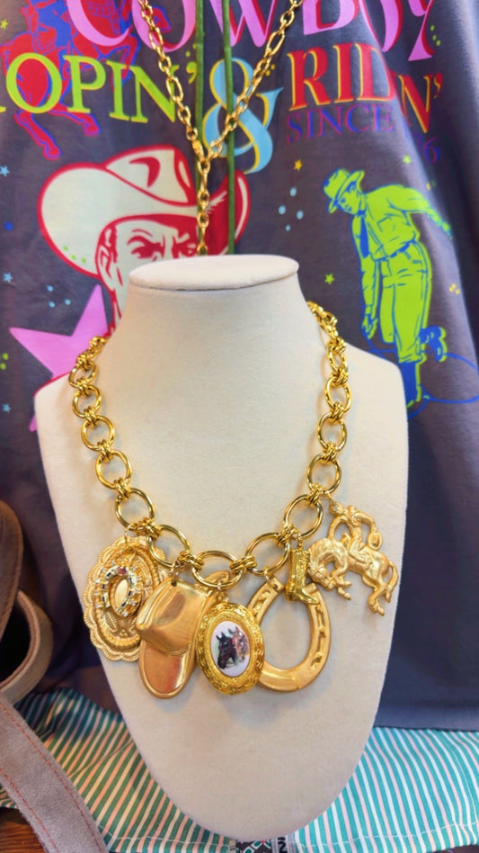 Moore Jewlz Charm Necklace-Rodeo Edition