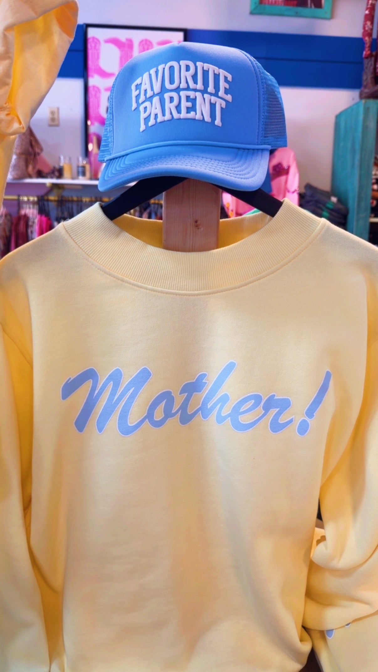 Mother! Yellow Mockneck