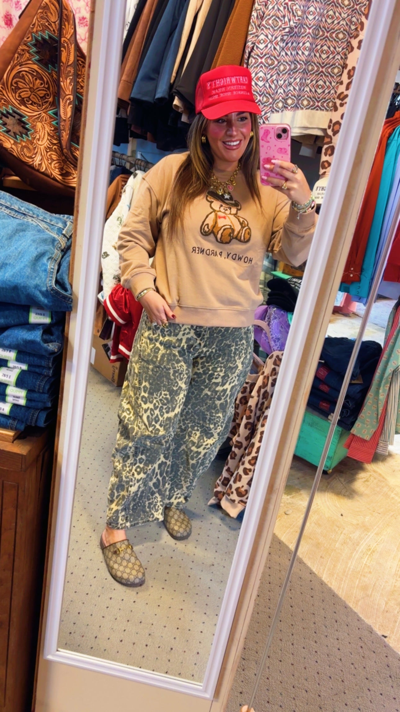Cowboy Teddy Bear Sweatshirt