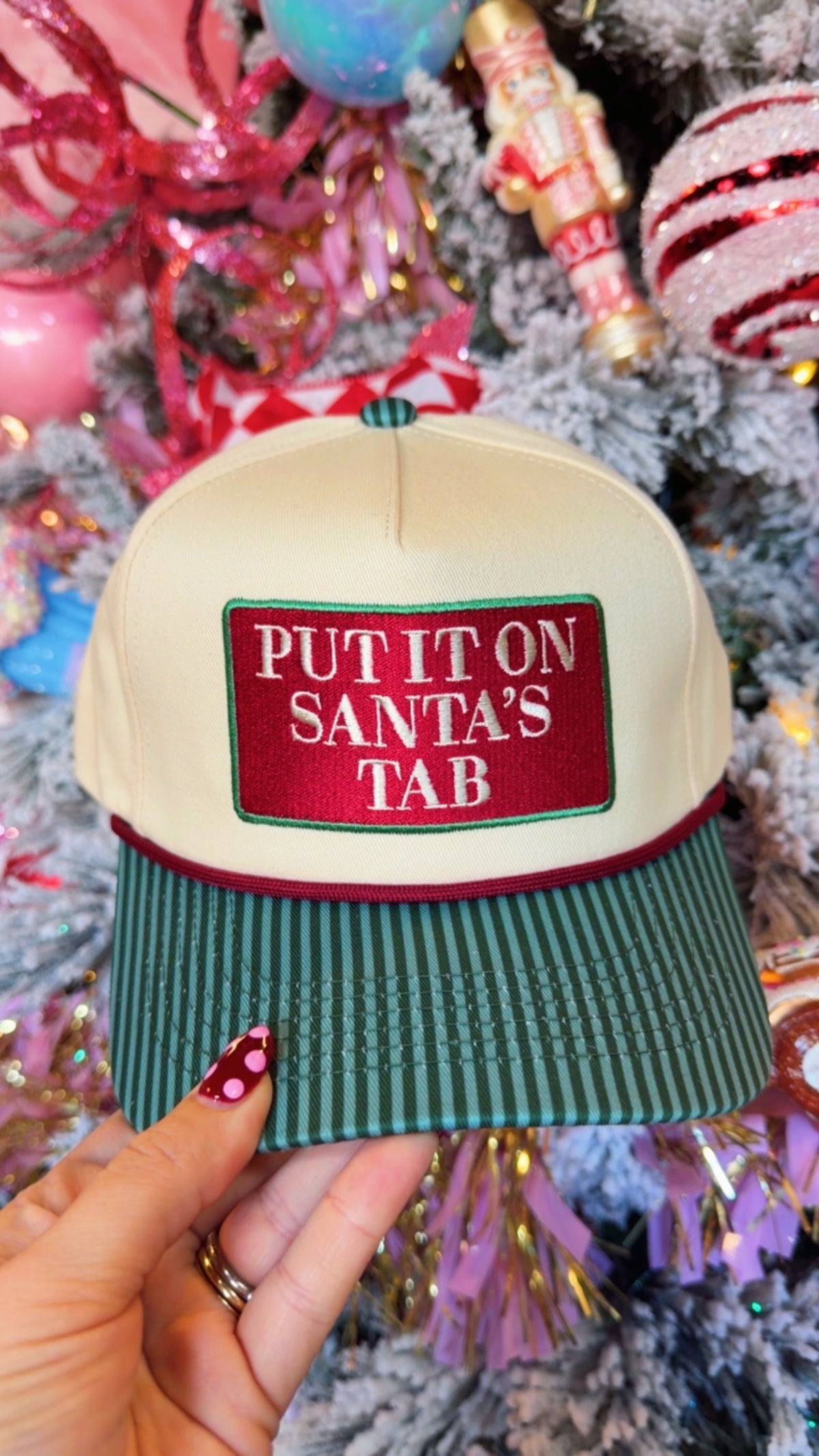 Put It On Santa’s Tab Trucker Hat