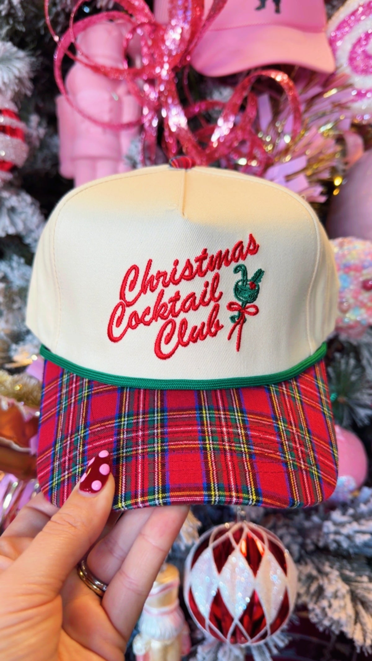 Christmas Cocktail Club Trucker Hat