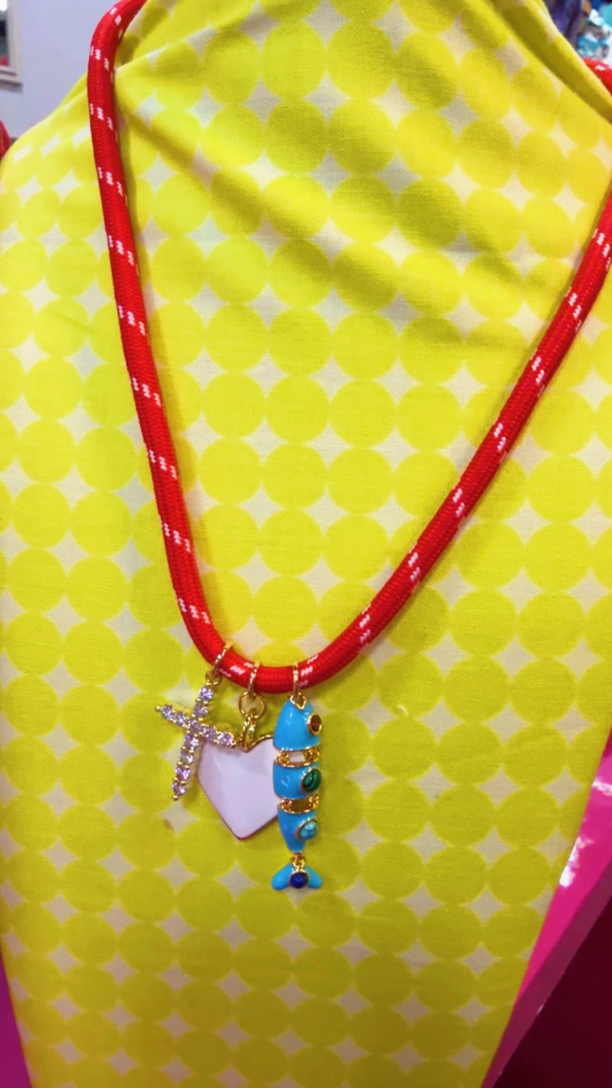 Moore Jewlz Red Cord Necklace