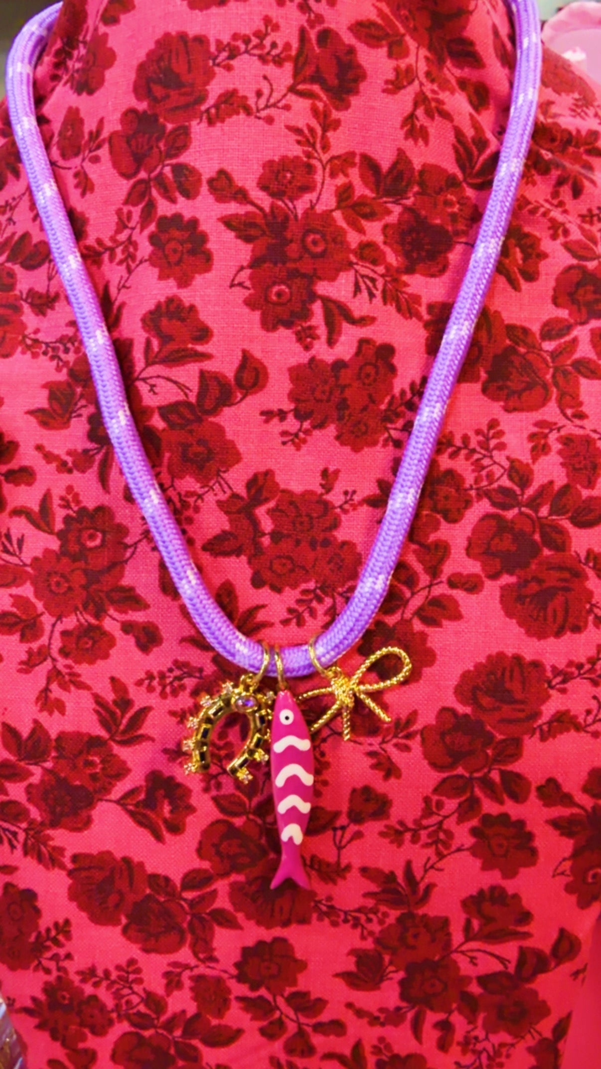 Moore Jewlz Lavender Coastal Cowgirl Cord Necklace