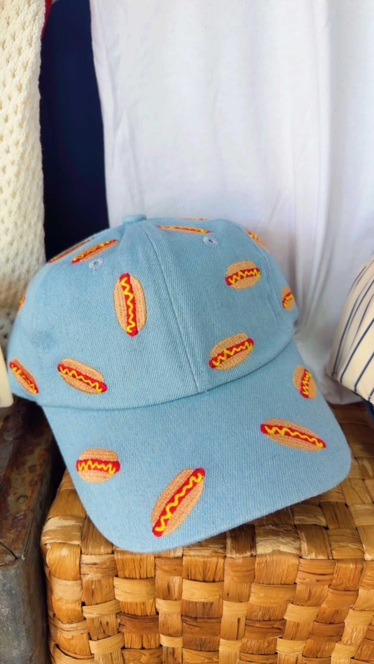 Hot dog embroidered cap ðŸŒ