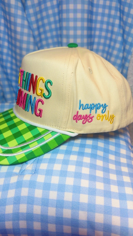 Lucky Things Are Coming Trucker Hat