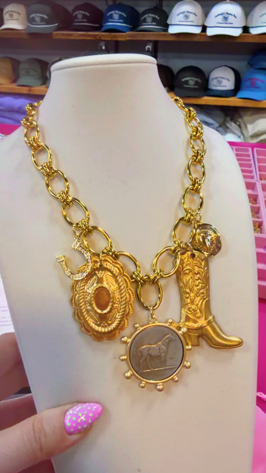 Moore Jewlz Charm Necklace- Horse Girl Edition