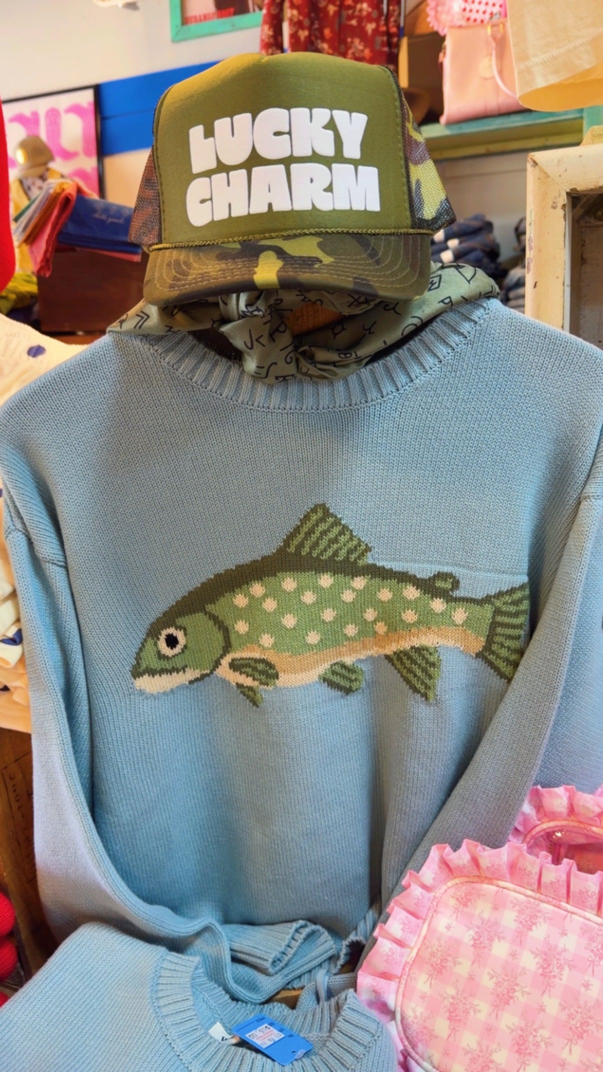 Blue Fish Sweater