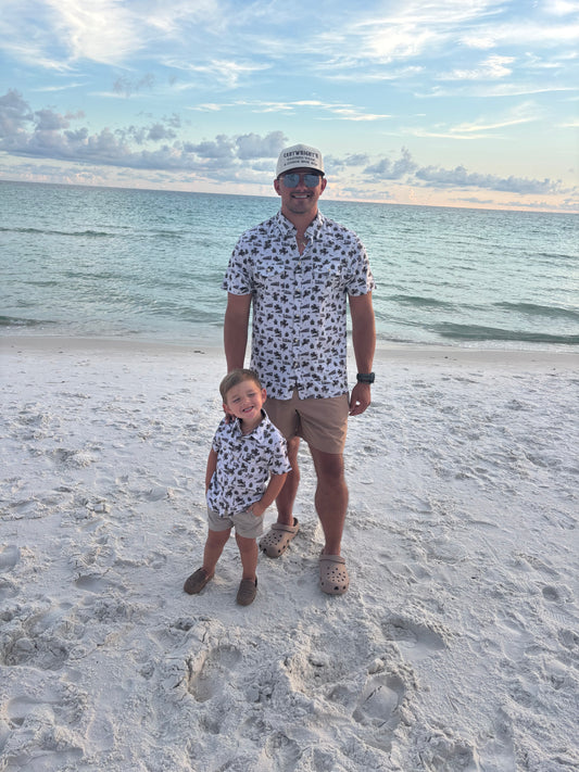 Burlebo Mens Performance Western Shirt- Cowboy Country