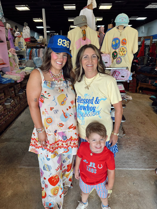 Blessed & Cowboy Obsessed Tee