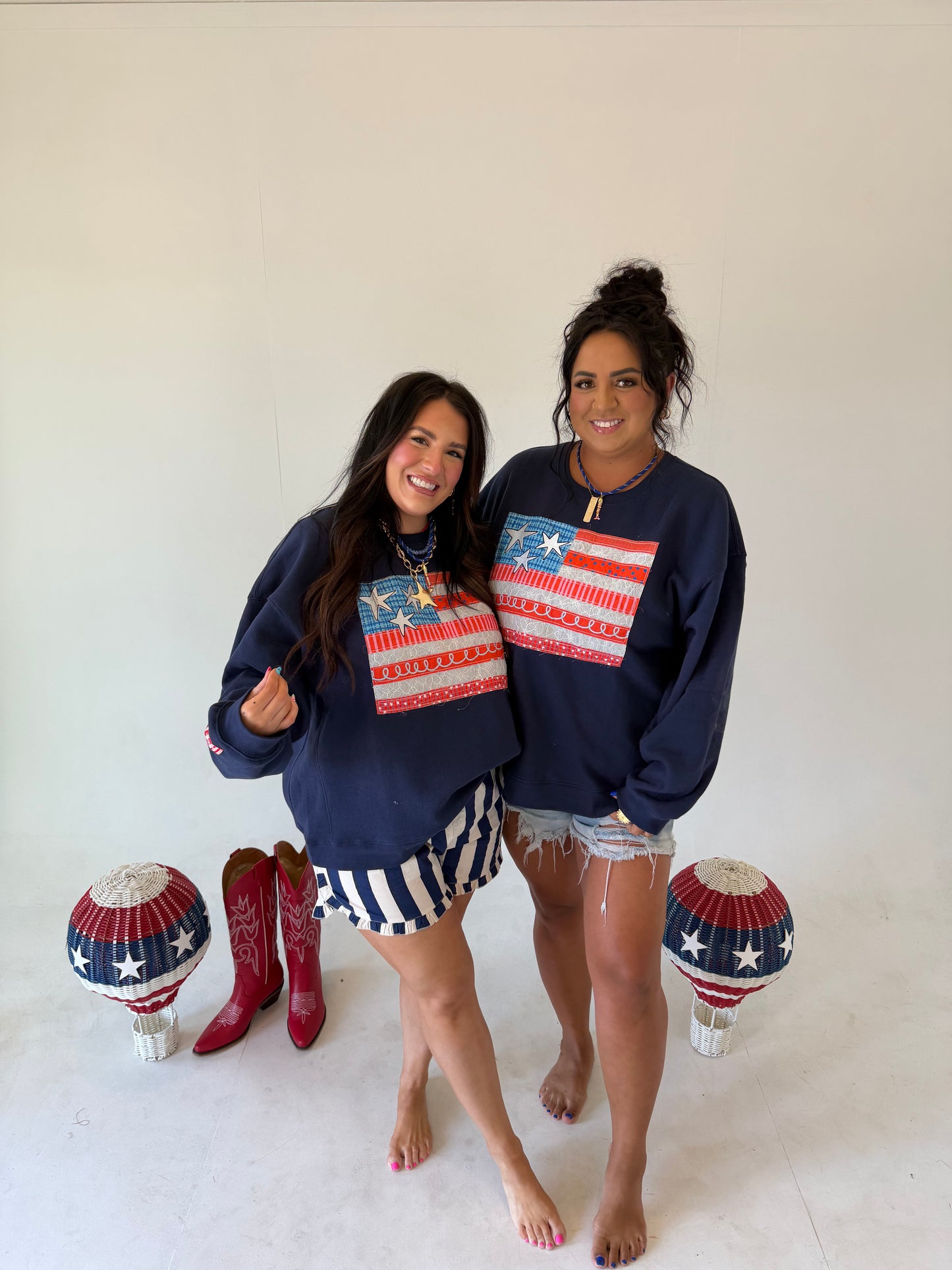 American Flag Sweatshirt