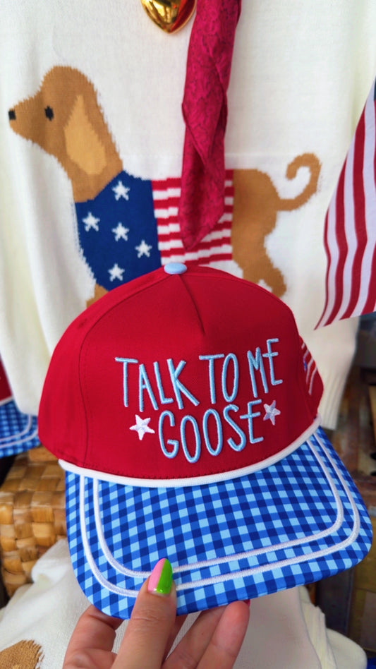 Talk To Me Goose Trucker Hat
