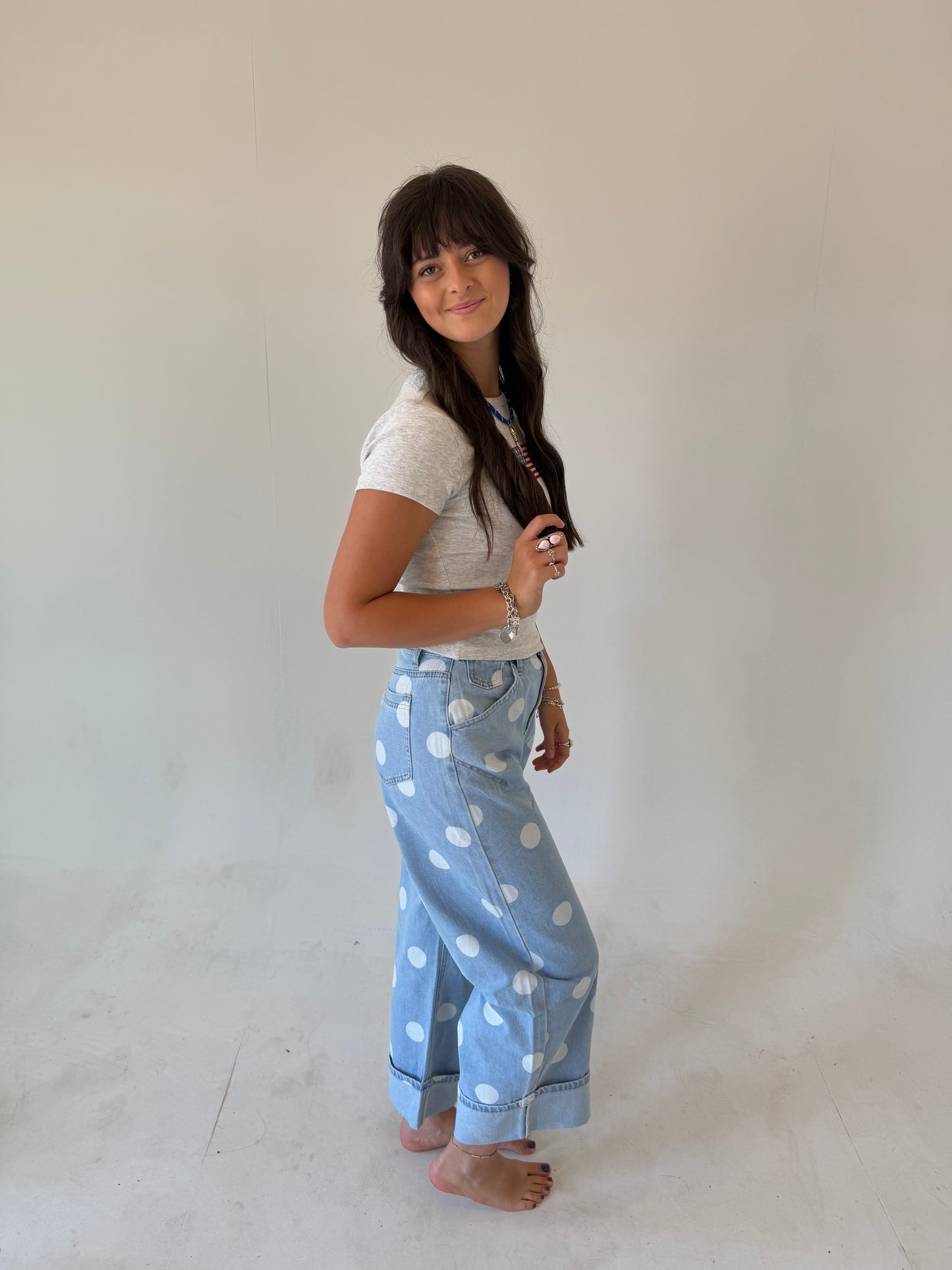 Polka Dot Jeans