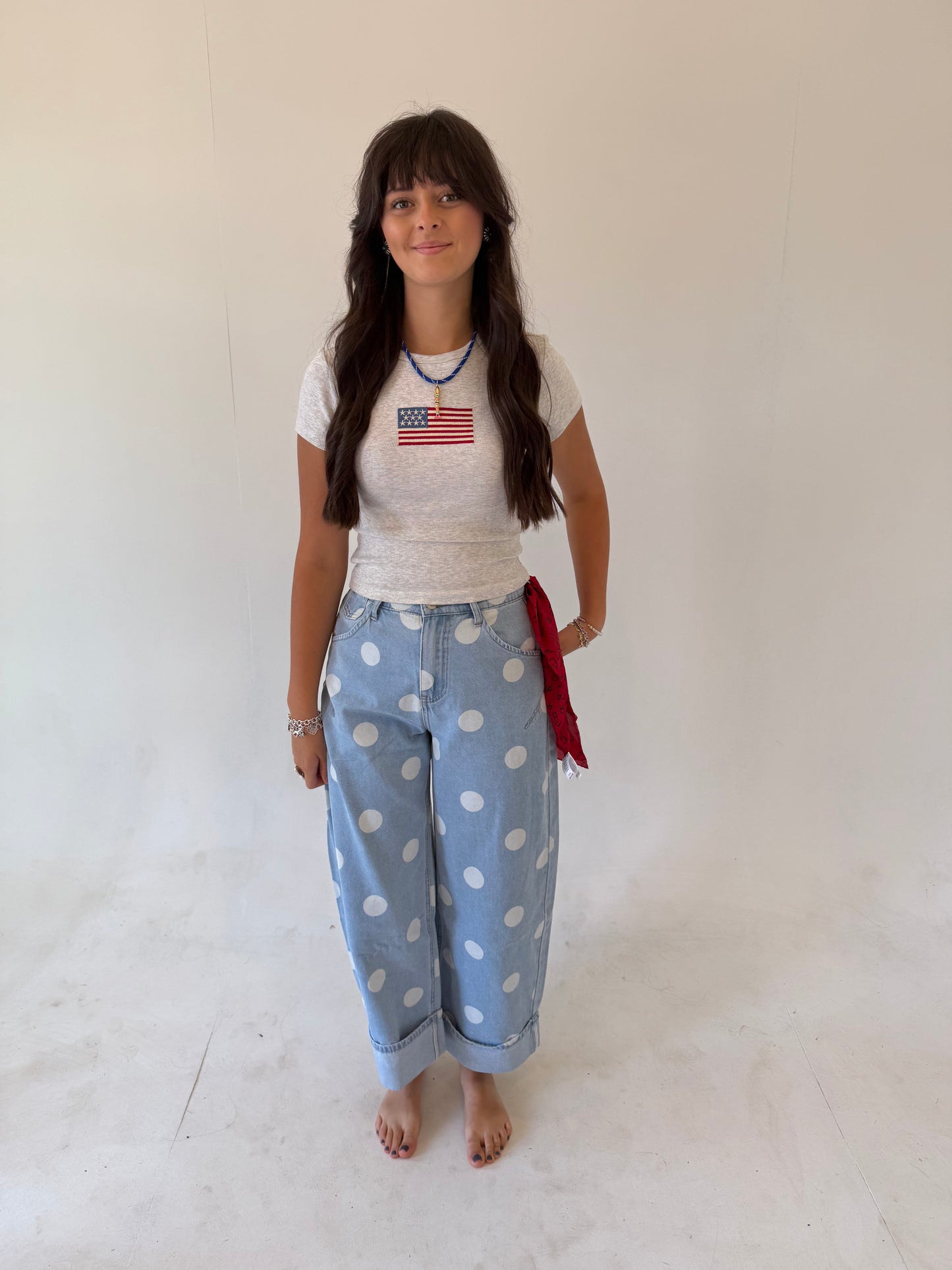 Polka Dot Jeans