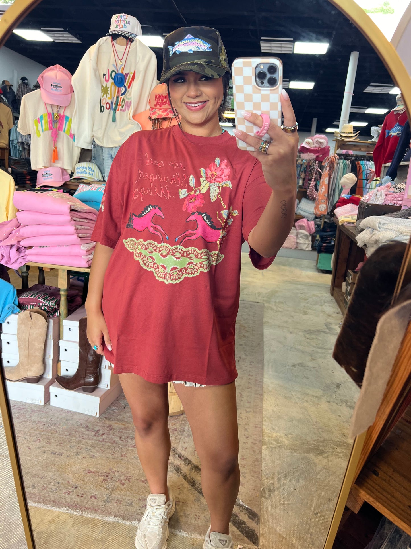 Red Lady The Brand Stranger Things Tee