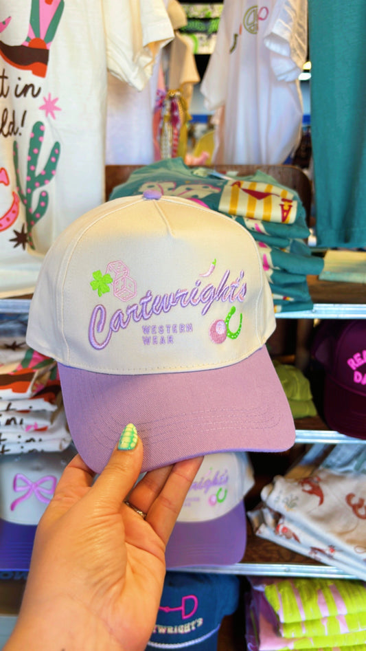 Limited Edition Cartwright’s Icon Trucker Hat-Lavender
