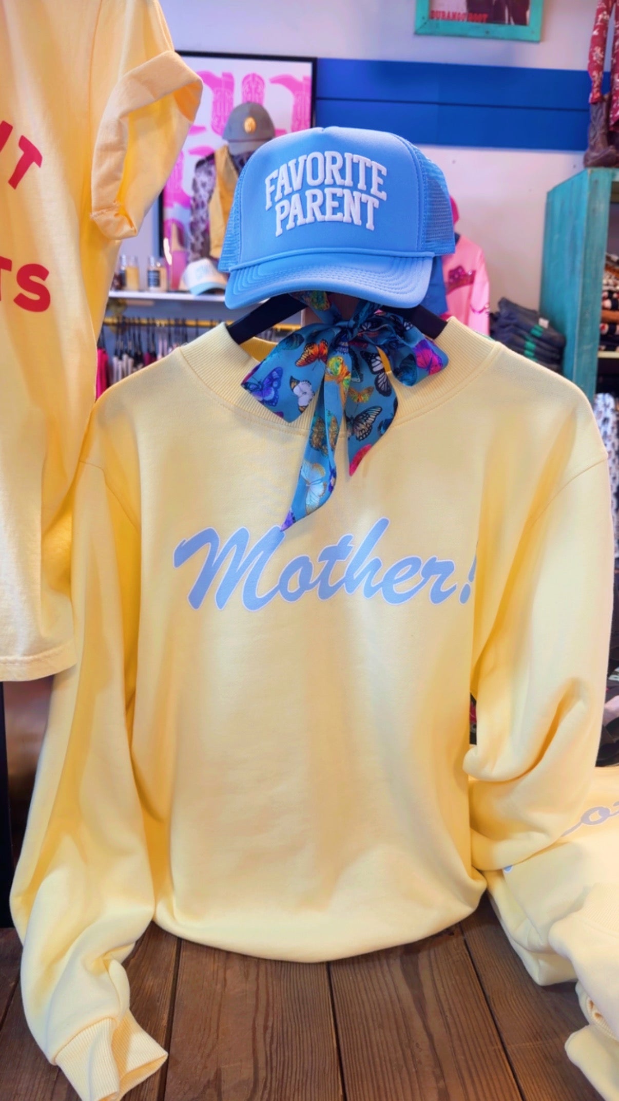 Mother! Yellow Mockneck