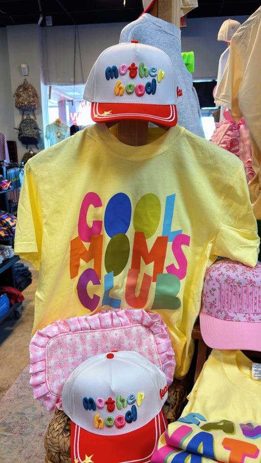 Cool Moms Club Yellow Tee