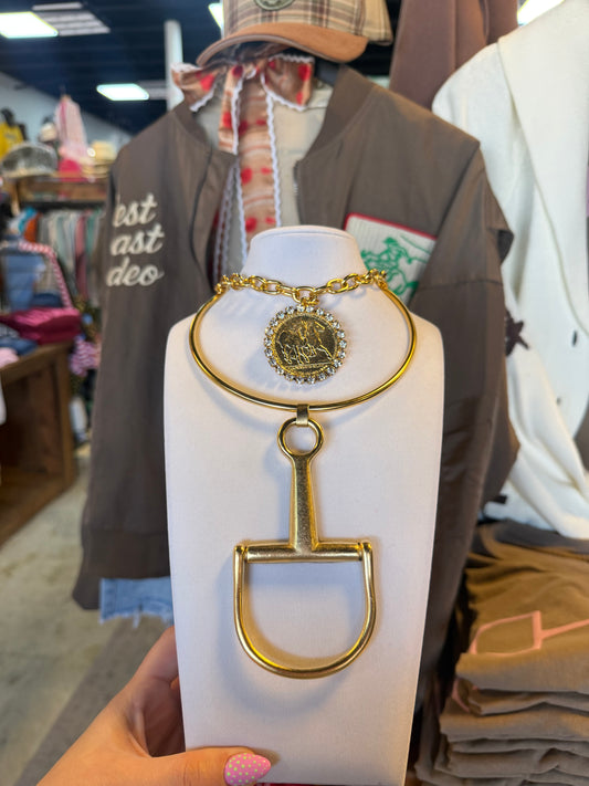 Horse Bit Statement necklace
