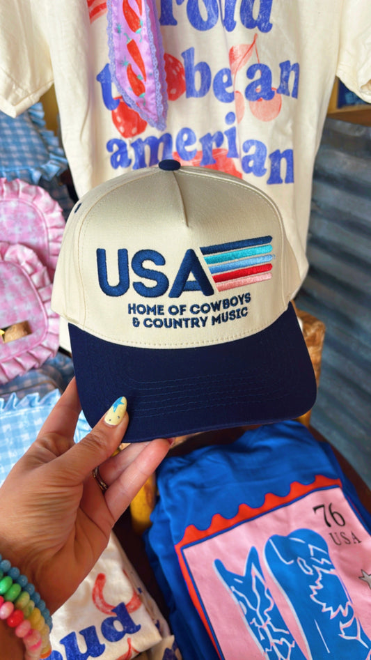 USA Home of the Cowboys Trucker