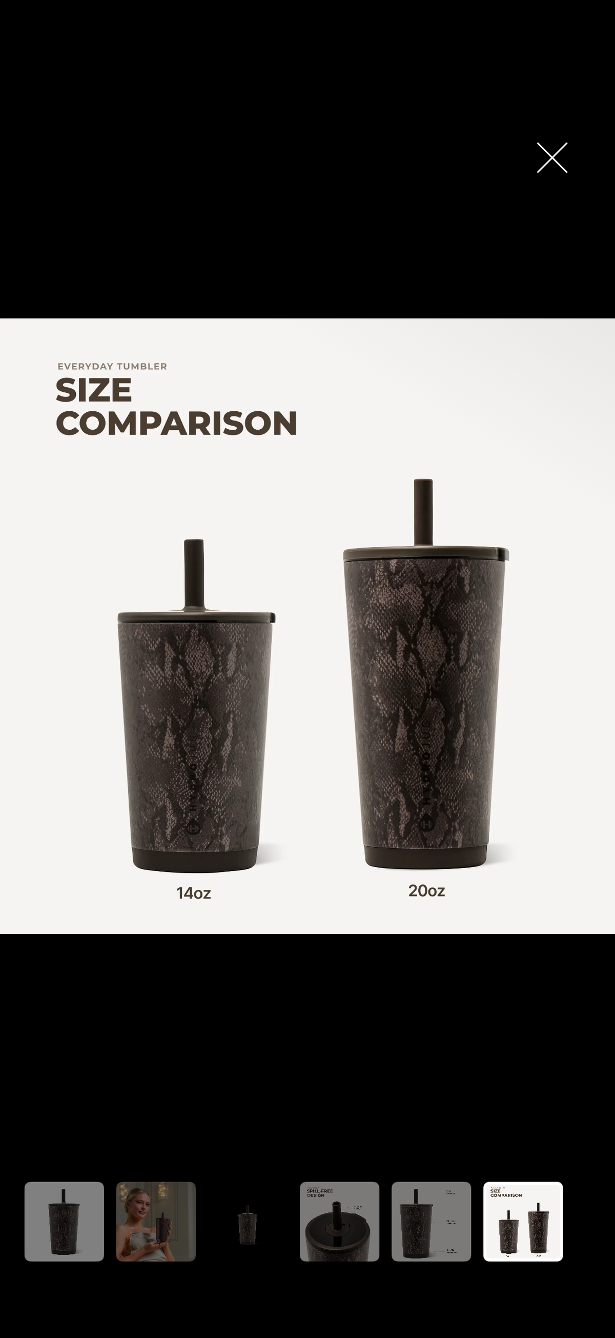Hydro Jug Snakeskin 14 oz Everyday Tumbler