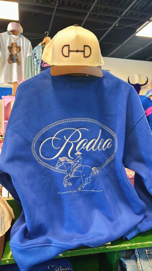 Royal Blue Rodeo Sweatshirt