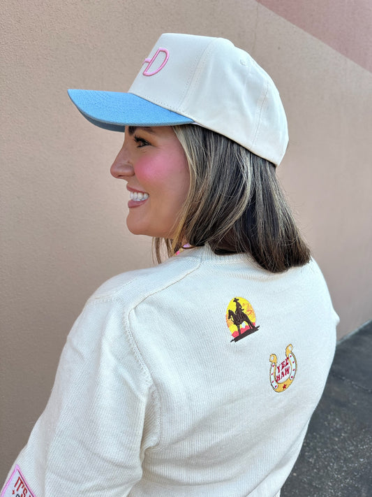 Patch Horse Sweater