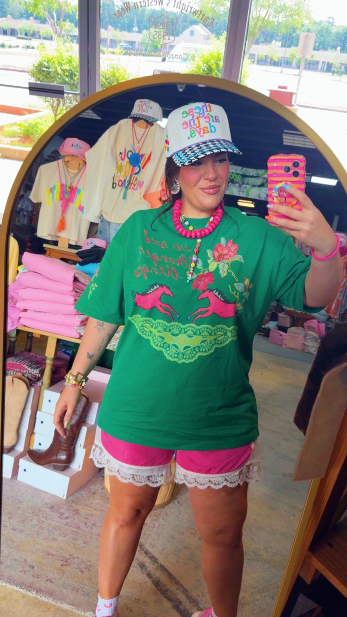 Lady The Brand Stranger Things Green Tee