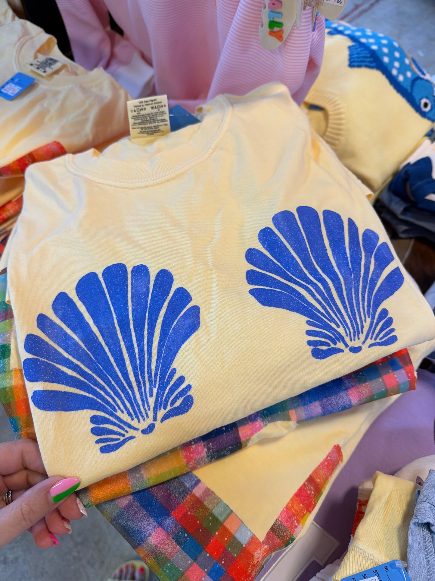 Shell Bikini Yellow Tshirt🐚