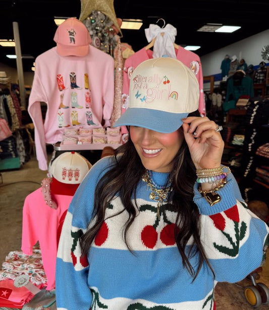 Literally Just A Girl Icon Trucker Hat