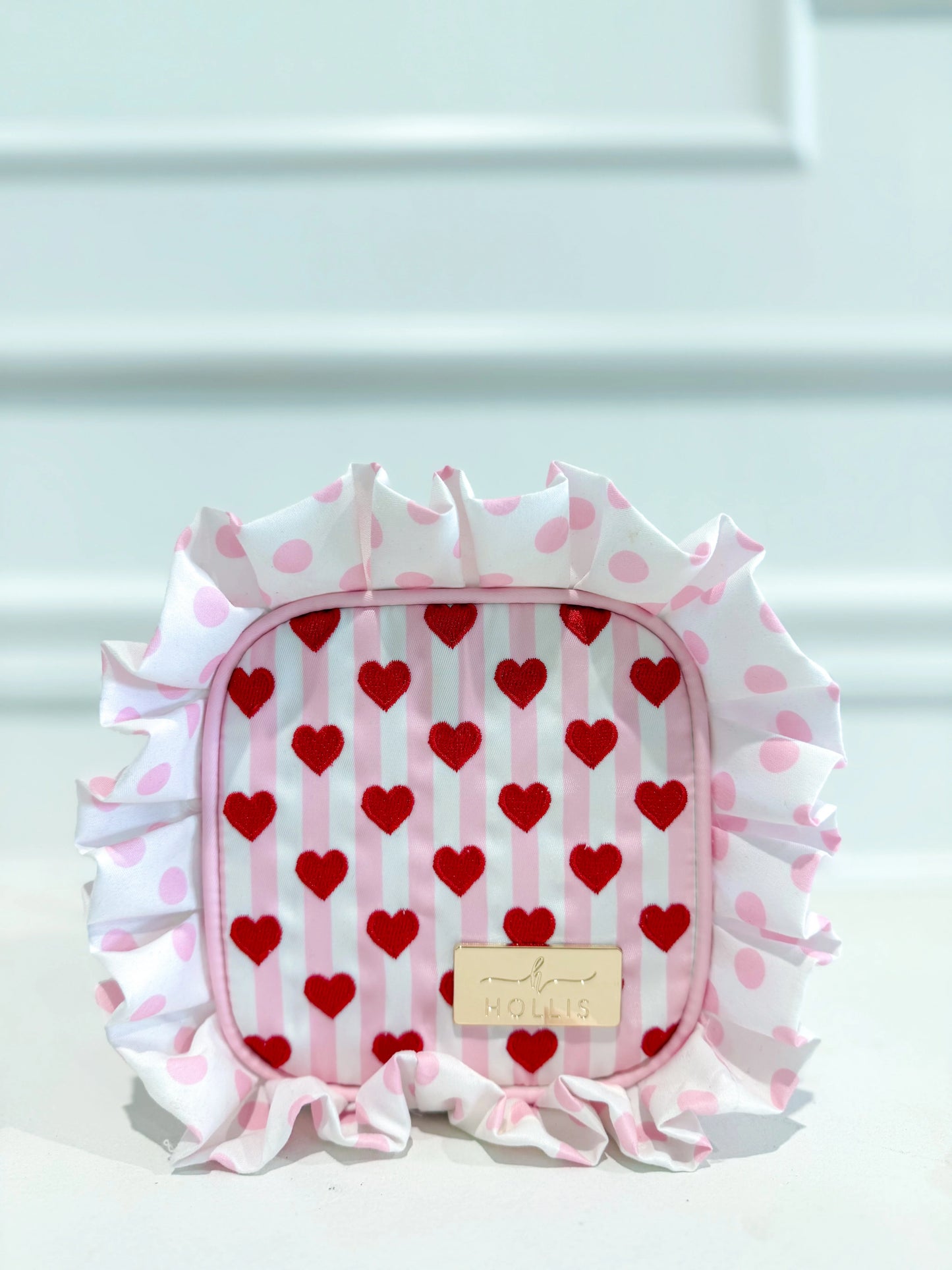 New HOLLIS Valentines Limited Edition Tech Ruffle Pouch