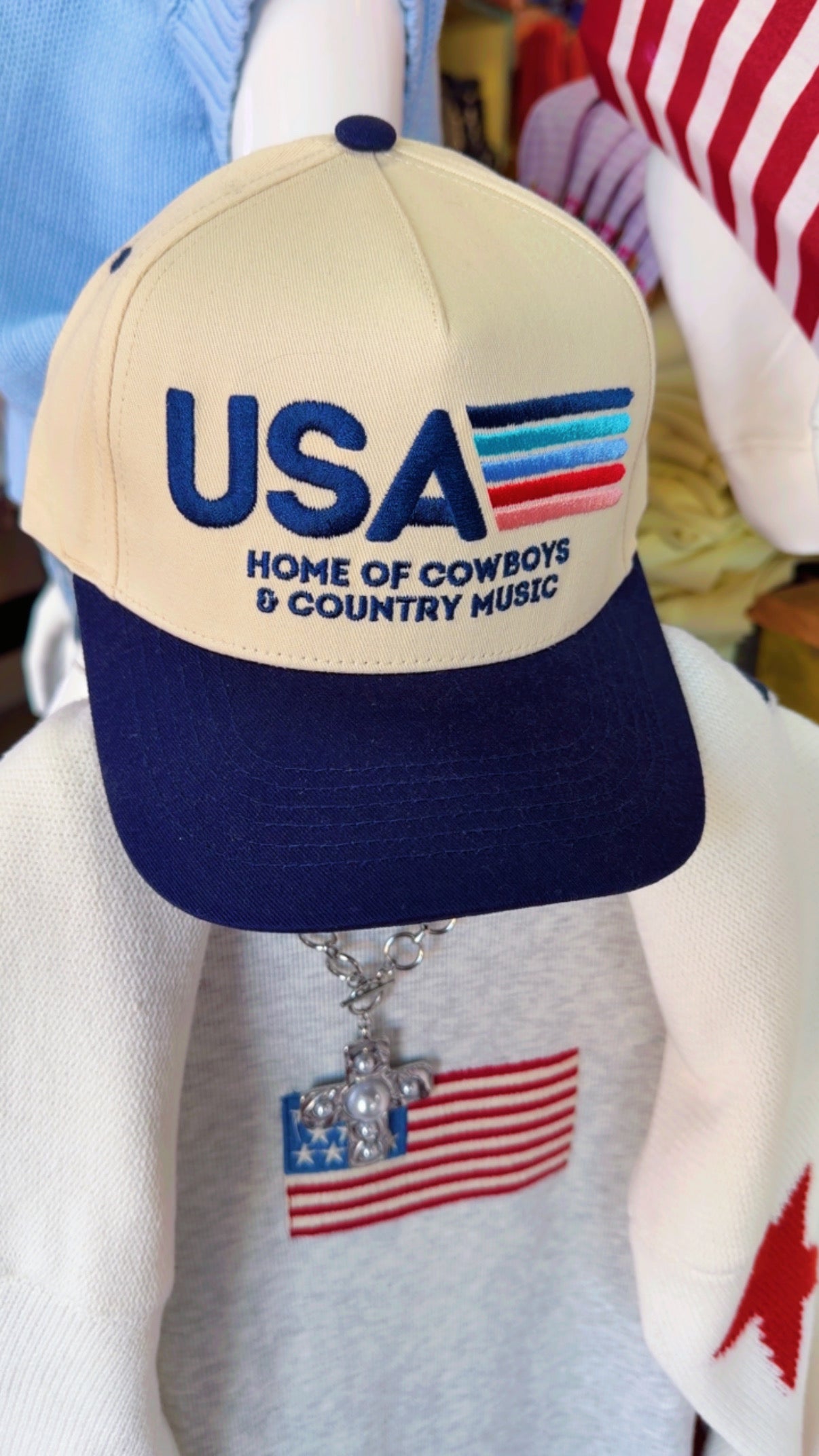 USA Home of the Cowboys Trucker