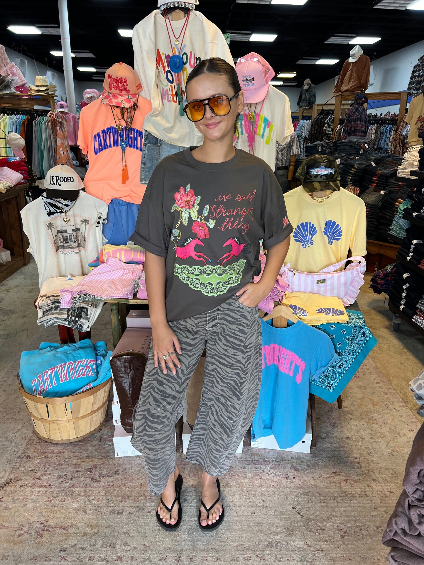 Gray Lady The Brand Stranger Things Tee