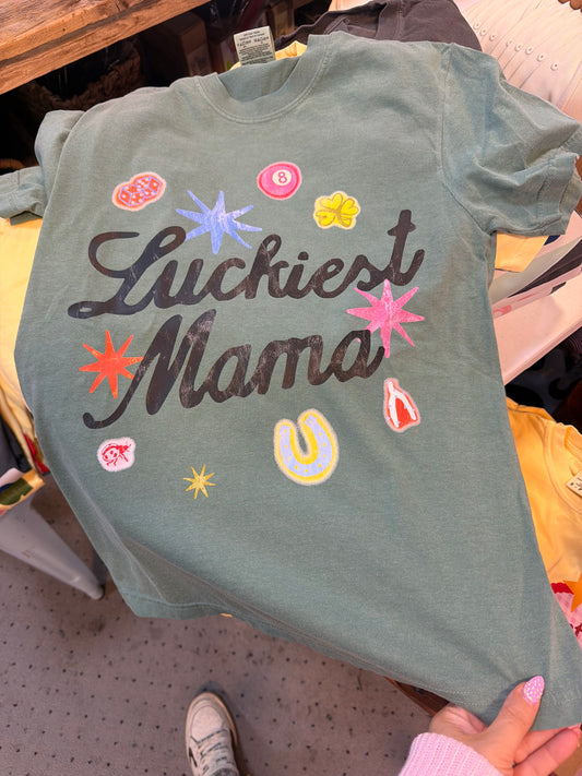 Luckiest Mama Tee