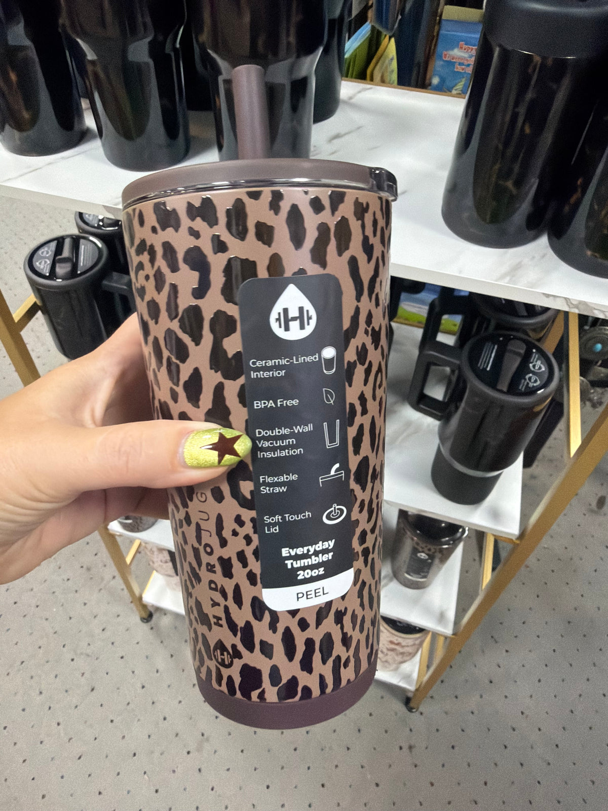 Hydro Jug 20 oz Leopard Everyday Tumbler