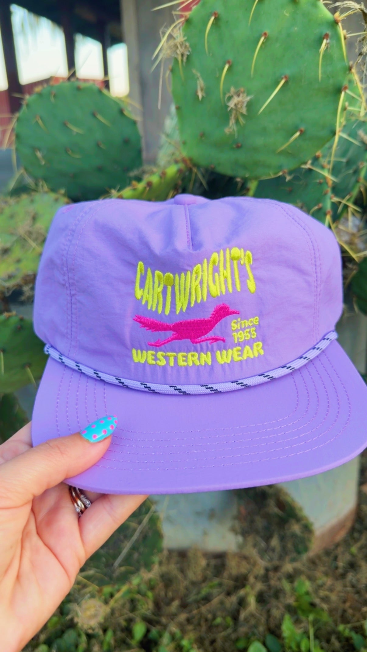 Cartwright’s limited edition roadrunner cap!