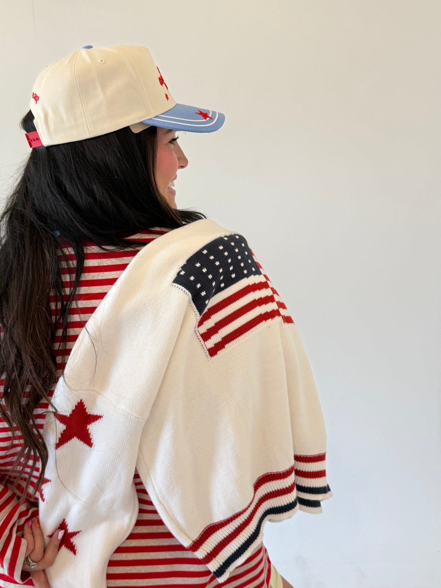 American Flag Cardigan
