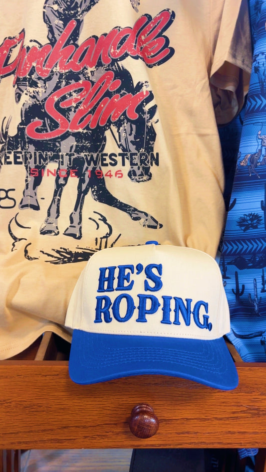 He’s Roping Trucker Hat