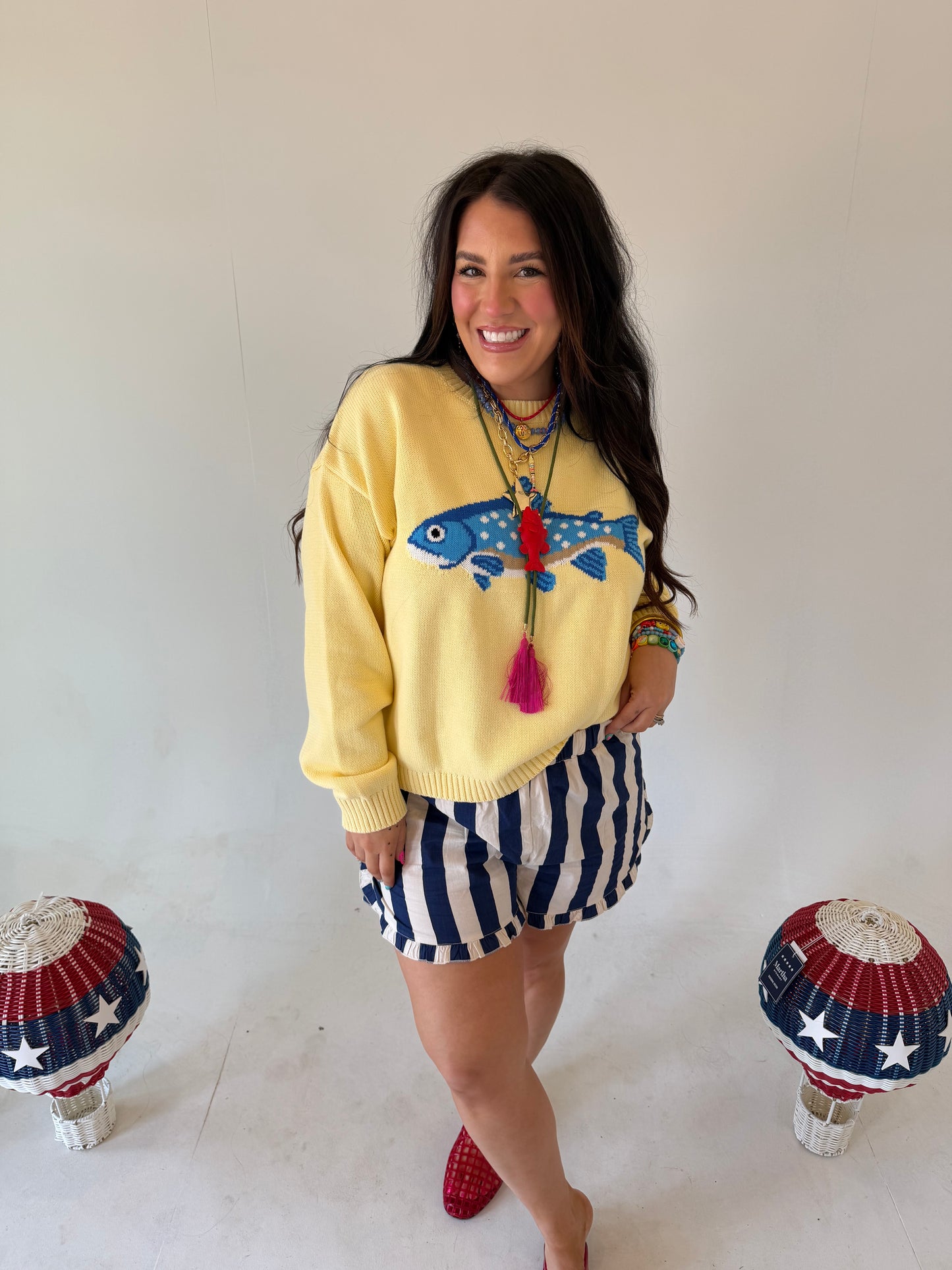 Yellow Fish Sweater