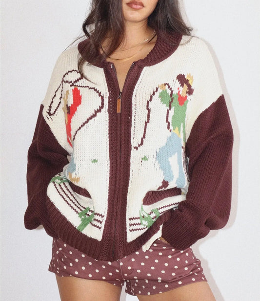 Rope My Cowboy Cardigan