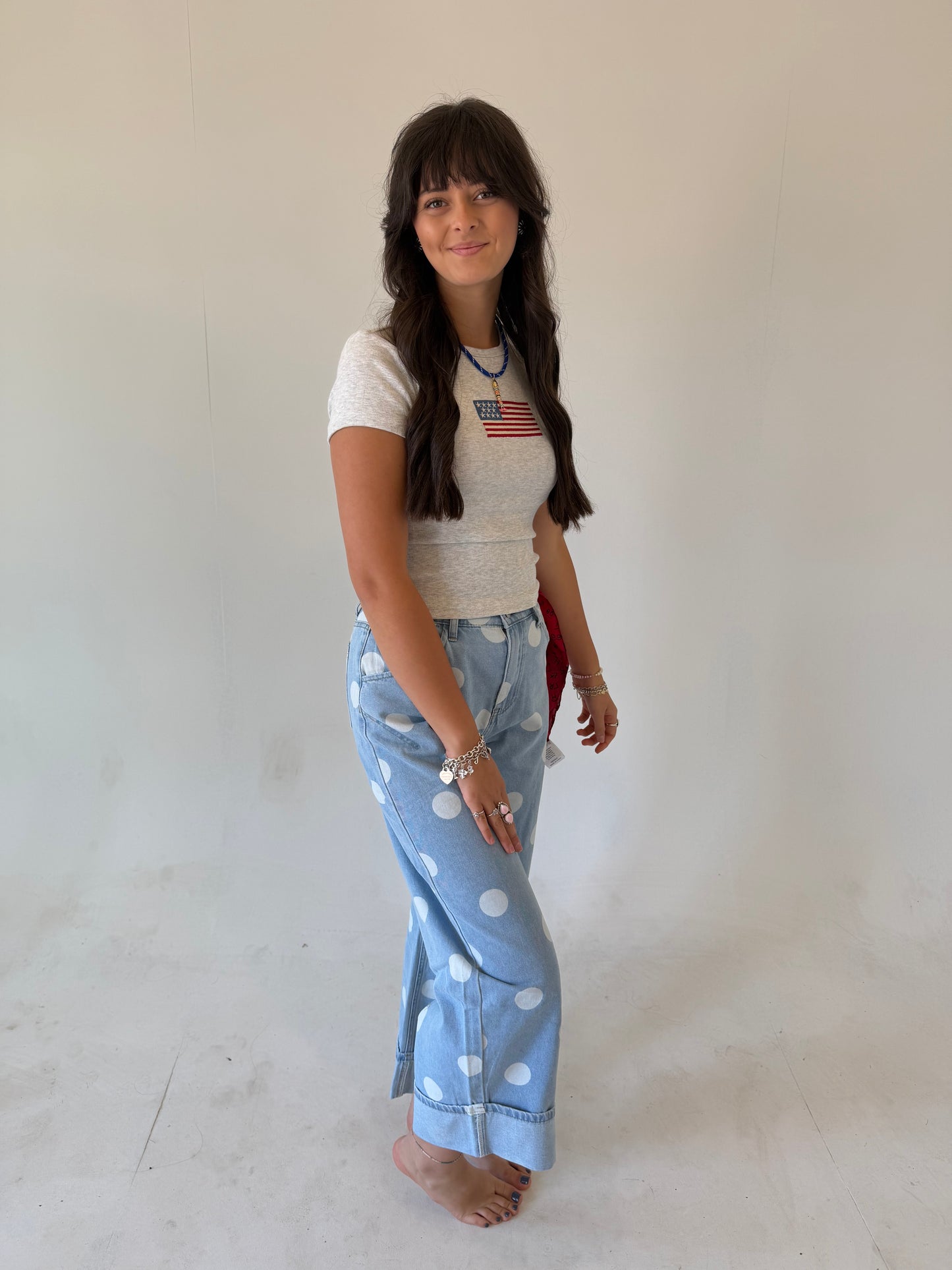 Polka Dot Jeans